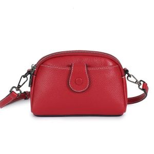 Royal Bagger Shoulder Crossbody Phone Bags for Women Genuine Cow Leather Large Capacity Small Square Bag Fashion Purse 88-160