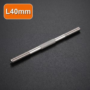 Stainless Steel M2.5 Threaded Push Rods 1.6mm Shaft for RC Plane Helicopter Servo Links 10 PCS