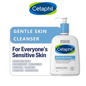 Cetaphil Gentle Skin Cleanser 500ML | Gentle Face Wash Sensitive Skin Cleanser Hydrating Body Wash Non Foaming Dermatologist Recommended