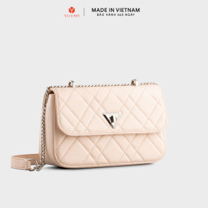 Túi Yuumy (Thời trang nữ họa tiết chần chỉ size 24 - Túi đeo chéo da Seasand YN279)