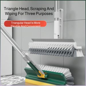 แปรงทำความสะอาดรอยแตกบนพื้น ห้าในหนึ่งเดียว ขนแปรงหลายชั้น แปรงทำความสะอาด ด้ามจับยาว