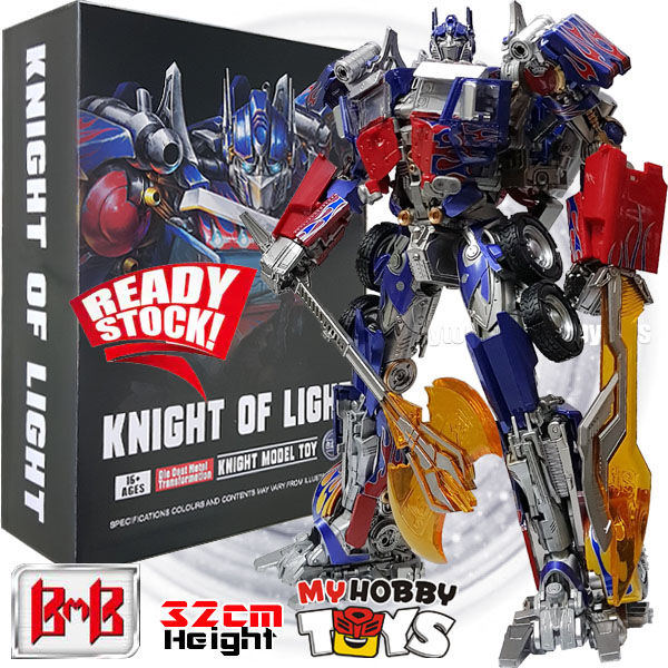 Black Mamba Transformable Robot - KM-01 Knight of Light / LS-03 God Of War  ( KO Oversize Movie MPM-04 Optimus Prime ) 32cm Height Toys for boys |  Lazada