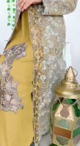 Gamis Cardigan Brukat Corneli Gliter By Bura