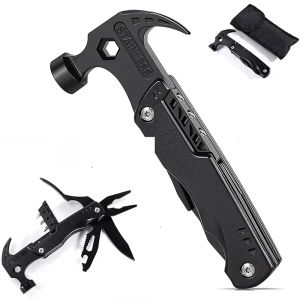 Palu Multifungsi Palu Tang Lipat Multifunctional Claw Hammer Alat Pisau Axe Survival Tools Camping Mendaki