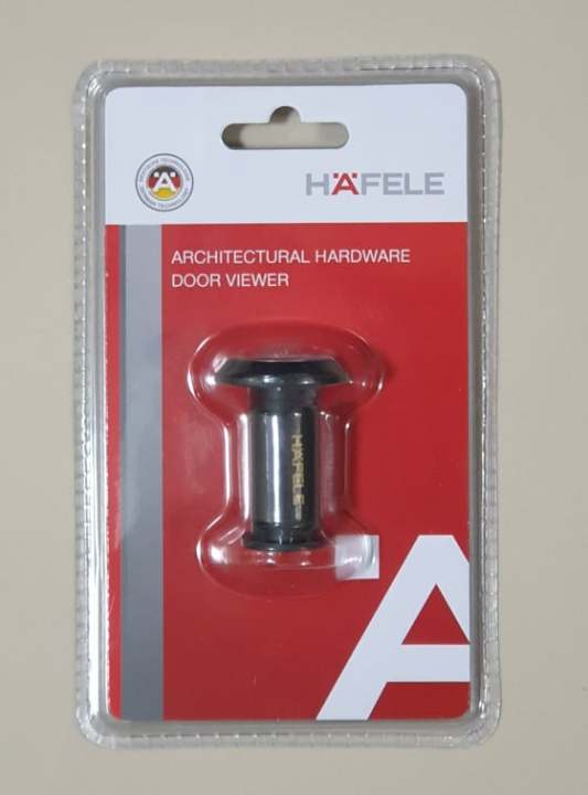 Hafele door viewer (peephole) black matt Lazada PH