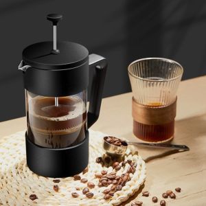 X ADORNMENT 350/600/1000มิลลิลิตร หม้อชงกาแฟแบบเฟรนช์เพรส แก้วบอโรซิลิเกต ทนความร้อน แก้วกาแฟ หม้อชงกาแฟ สร้างสรรค์ ชงชา