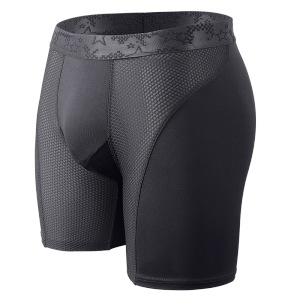 Mens Total Support Pouch Boxer Briefs Cooling Moisture Wicking Underwear Soft Breathable Elastic waistband Underpants 4 colors