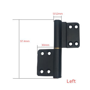 AUK Lift-Off Hinges Flag Hinges Black Door Hinge Removable Flag Hinges