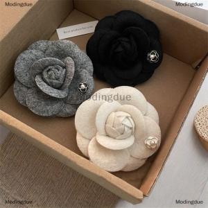 [COD] Modingdue Fashion French Chic Style Camellia Flower Brooches Women Vintage Elegant Lapel Pins Coat Jewelry Accessries Gifts