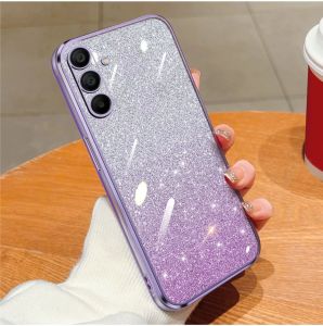 Casing Samsung A26 5G A56 5G A36 5G Luxury Gliter TPU Premium Silicon Plating Clear