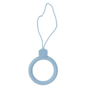 Silicone dễ thương nhẫn đeo ngón tay dây chống lạc phím điện thoại keycord dây đeo cổ tay mềm Phụ kiện điện thoại di động
