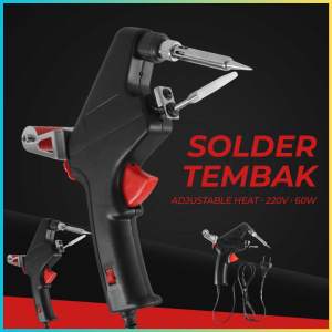 TERLARIS PENGIRIMAN CEPAT COD DeBaiLong Solder Listrik Tembak Tin Gun Adjustable Heat 220V 60W/SOLDERAN 1 set timah/solder listrik super panas 60 watt lengkap multifungsi serbaguna/alat solder dan timah komplit otomatis canggih murah  c