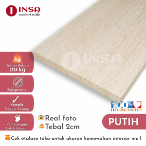Rak Dinding Ambalan Minimalis Aestetic Panjang 30cm Lebar 15cm 12cm 10cm Tebal 2cm Buku Makeup Dapur
