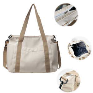 Womens Canvas Shoulder Handbag with Zipper Tote Shoulder Bag Travel Hobo Messenger Bag Work Handbags Everyday Hobo Bag
