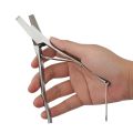 U/V Shaped Pig Ear Notcher Ear Tong Stainless Steel Clamp Ear Punch Pliers for Pig Goat Cattle. 