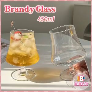Biblio【Ready in Stock】 450ml Goblet Glass Champagne Wine Whisky Glass Brandy Glass Waisted Cup