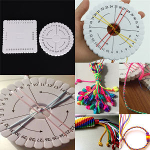 Minwen แผ่นถักลายทรงกลมทำด้วยมือเชือกถักแผ่นดิสก์