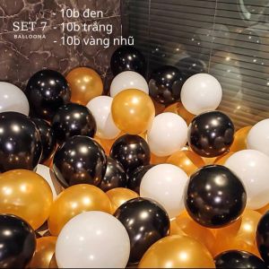 Bộ sưu tập 30 quả bóng bay trang trí cho sinh nhật đám cưới và các bữa tiệc tùng khác.