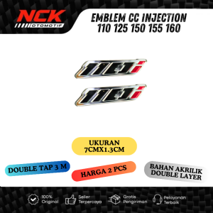 EMBLEM 2PCS CC INJECTION 110 125 150 155 160 DOUBLE LAYER TWO TONE