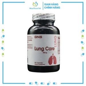 Viên Uống Bổ Phổi Tăng Cường Hệ Hô Hấp GNS Lung Care 1000mg 90 Viên