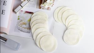 20 Packs Organic Reusable Makeup Remover Pads Washable Bamboo Cotton Rounds for All Skin Types with Cotton Laundry Bag