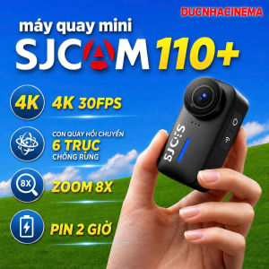 SJCAM C110 Plus Camera Mini 4K 30FPS Action Camera Chống Rung 6 Trục Góc Rộng 170° Quay POV Vlog