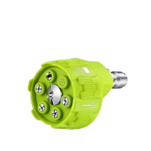 SHIHENG 6in1 Design Pressure Washer Nozzle 1/4Inch Connector 0 15 25 40 Degree Multifunctional Nozzle Multifunctional Tip Quick Change Connector Quick Connect Nozzle Garden Cleaning
