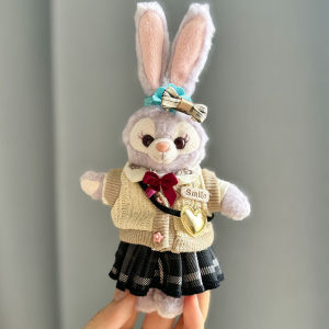 [Clothes only] Belle keychain pendant baby clothes love satchel JK skirt set Belle Lulu Duffy bag hanging cute