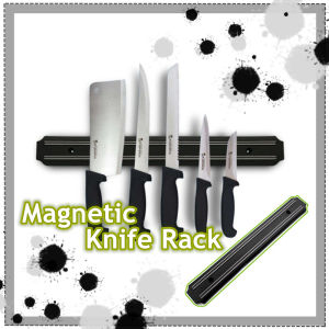 Magnet Knife Hanger Metal Utensils Holder Kitchen Rack Strong Magnetic 33cm Organizer Wall Mounted Space Saving Cleaver