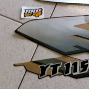 STRIPING ATAU LIST MOTOR YAMAHA YT 115 WARNA SILVER