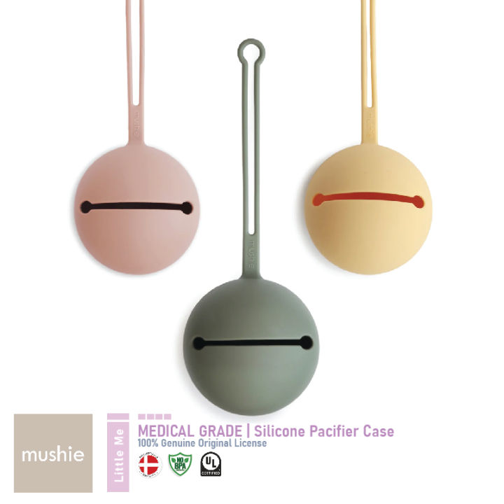 [Mushie ของแท้ 100%] Mushie Silicone Pacifier Case ที่ใสจุกหลอก จุกหลอก | Lazada.co.th