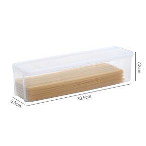 3pcs Sealed Noodles Pasta Food Box Fresh-keeping Container Storage Organizer Spaghetti Food Fridge Refrigerator Box
