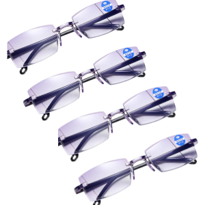 Intelligent Auto Zoom Black Technology Reading Glasses Anti Blue Light Radiation Resistant HD Presbyopia Glasses