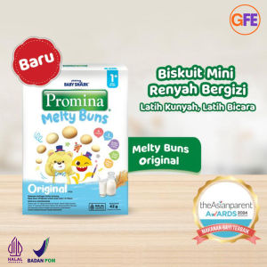 Promina Melty Buns Snack Kentang Biskuit Mini Lembut Camilan Bayi 1 tahun MPASI
