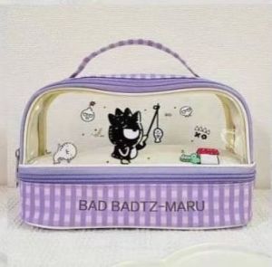 กระเป๋าใส่อุปกรณ์เสริมความงาม กันน้ำ กันฝุ่น Sanrio Character มีช่องแยก + มีหูหิ้ว พกพาสะดวก