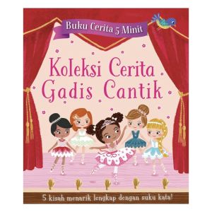 Buku Cerita 5 Minit Koleksi Cerita Pari-Pari dengan 5 Kisah Menarik & Suku Kata untuk Kanak Kanak Belajar Membaca
