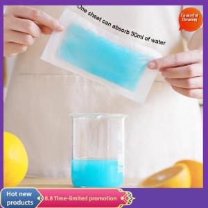 Graceful 50Pcs Kitchen Rapid Absorbent Pads For Meat Fish Poultry Produce For Keeping Packaging Dry Clean Absorbent Paper Kitchen Tool