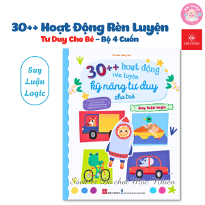 Sách - 30++ Hoạt động rèn luyện kỹ năng tư duy cho trẻ - Suy luận logic cho trẻ từ 3 - 9 tuổi - Đinh Tị Books