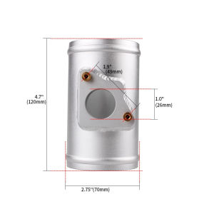 MUGE-Mới 63/70/76mm Đế đo lưu lượng không khí ô tô cảm biến nạp khí bộ chuyển đổi cho Toyota Mazda Subaru Honda 2.5"/2.75"/3" MAF005