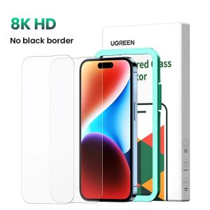 UGREEN for iPhone 15 14 13 Pro Max Glass Screen Protector for iPhone 12 11 XR iPhone 15 Pro Tempered Glass 9D Film2026
