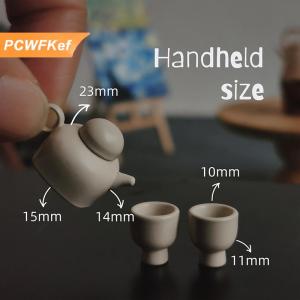 【PCWFKef】 1 12 Dollhouse mô phỏng ấm trà ấm trà Kit Dollhouse thu nhỏ nhà bếp trang trí đồ chơi búp bê nhà vi cảnh đạo cụ ảnh