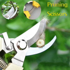 Gardening Pruning Scissors Multifunctional Stainless steel Plant Cutter Pruner Orchard Hand Tools