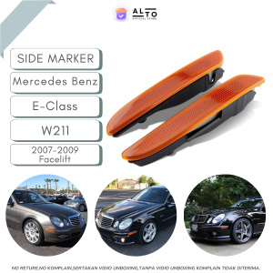 Side Marker Lamp Mercy Mercedes Benz E Class W211 2007-2009 Facelift Model AMG USA Style