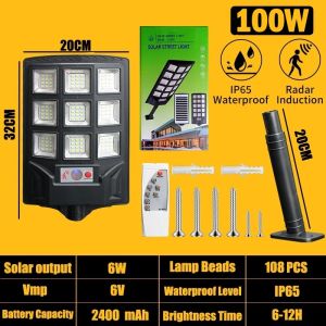 KEELAT Solar Outdoor Garden Lamp IP65 Waterproof Auto On Off Street Light
