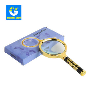 Kính lúp phóng đại 5x tay cầm hình rồng giả cổ size lớn 10cm