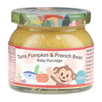 Eusik Baby Rice Porridge (Tuna Pumpkin & French Bean) 145G 10Months Plus