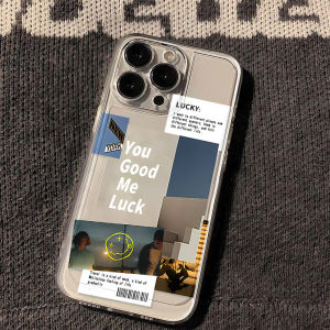 Casing Space Clear Untuk Iphone15 11 13 14 12Pro Max XR X 7 8 Plus SE 2020 XS Max Tahan Guncangan