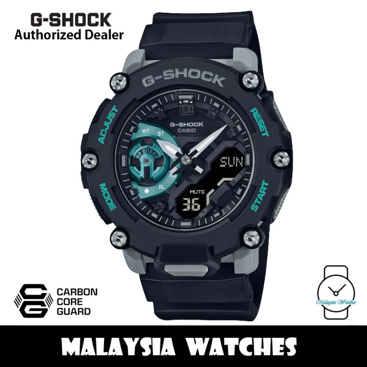OFFICIAL WARRANTY) Casio G-Shock GA-2200M-1A Analog Digital Carbon