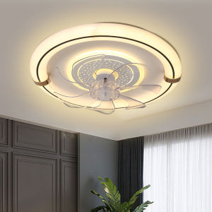 2022 new ceiling fan lamp integrated ceiling fan lamp Simple invisible bedroom restaurant living room childrens room light