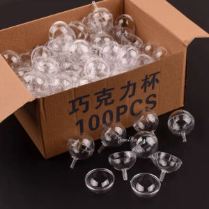 (40/100PCS) FERRERO ROCHER CASING CHOCOLATE COKLAT CUP Holder Case Cover Box Container Plastic Clear Transparent